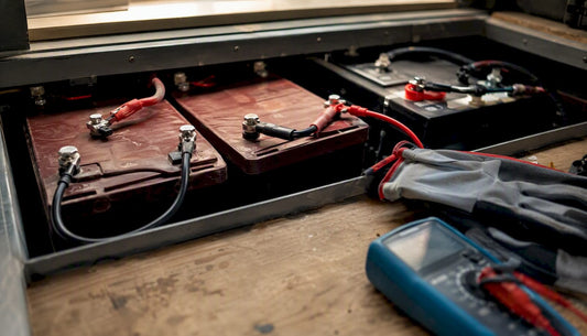 6V and 12V RV battery terminals and wiring