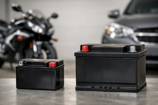 Motorcycle Battery vs Car Battery Differences
