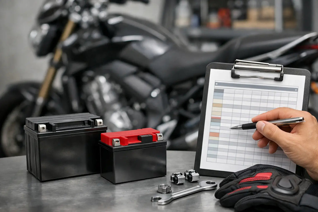 Motorcycle Battery Fitment Chart Made Simple