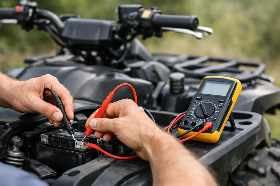 How to Test an ATV Battery With a Multimeter