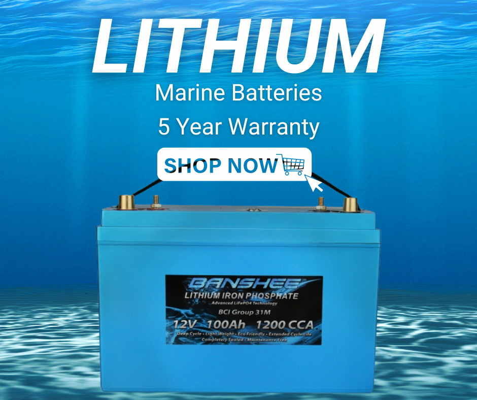 Lithium Deep Cycle Battery For Marine Use photo