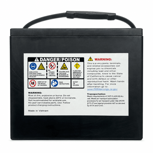 Banshee Group 24M AGM Marine Deep Cycle Battery 12V 75Ah 525CCA 200RC