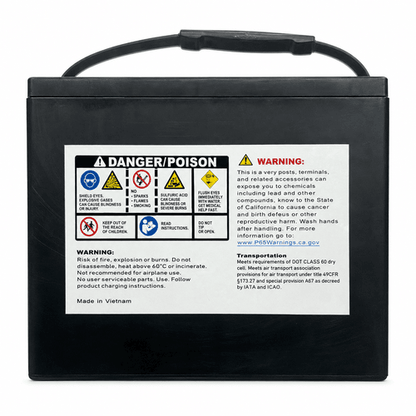 Banshee Group 24M AGM Marine Deep Cycle Battery 12V 75Ah 525CCA 200RC