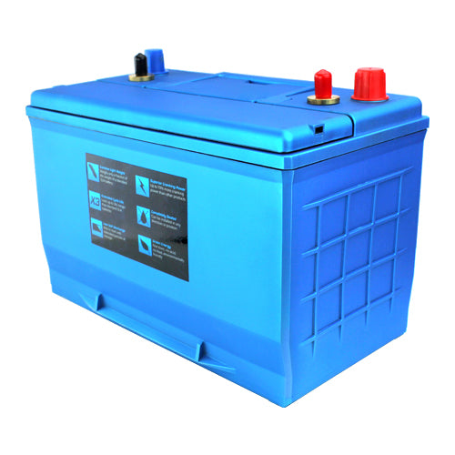 Deep Cycle Lithium-Ion True Marine Dual Terminal Battery With Emergency Start 900CCA Group Size 27