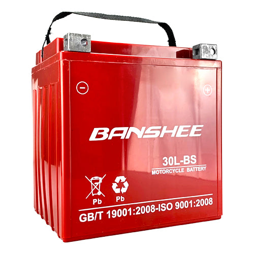 Banshee YTX30L-BS HighPerformance Maintenance Free Sealed AGM Motorcycle Battery