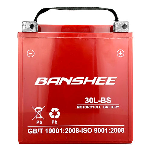 Banshee YTX30L-BS HighPerformance Maintenance Free Sealed AGM Motorcycle Battery