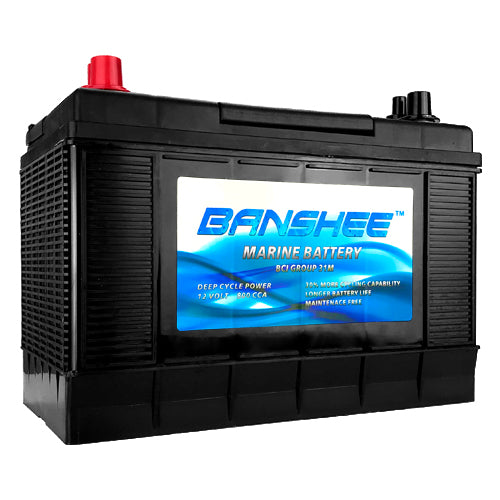 Deep Cycle Marine Battery, Group 31, 800 CCA, Top Post