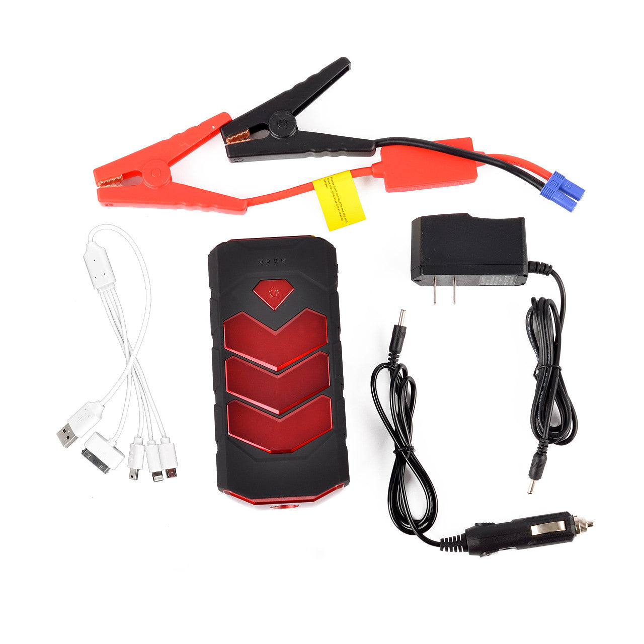 Banshee 800A Car Jump Starter – 10A Portable Power Bank with LED Flashlight, 12V Booster, Dual USB Charging, 18,000mAh