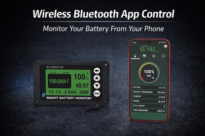 Off-grid solar battery monitor 500A shunt included