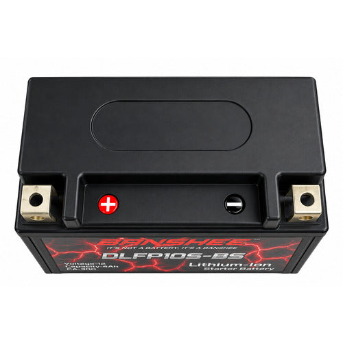 Banshee YTXZ10S LiFePO4 Lithium Motorcycle Battery – 12V Lightweight Replacement for Sport Bikes