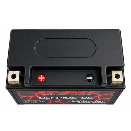 Banshee YTXZ10S LiFePO4 Lithium Motorcycle Battery – 12V Lightweight Replacement for Sport Bikes