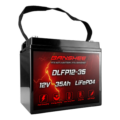 12V 35AH Rechargeable Deep Cycle Lithium Battery BLPFM12-35 UB12350