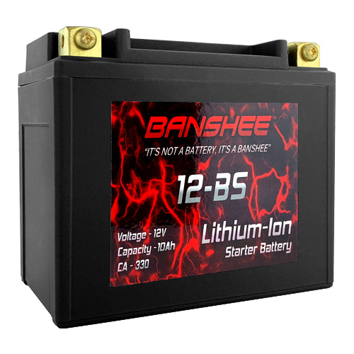 Banshee LiFEPO4 Replacement for YTX12-BS High Performance Maintenance Free Sealed Motorcycle Battery