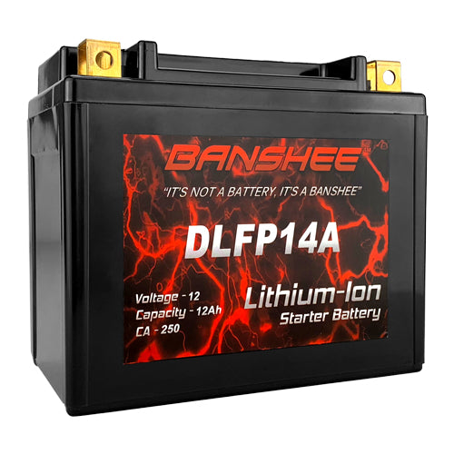 Banshee LiFEPO4 Replacement for YTX12-BS High Performance Maintenance Free Sealed Motorcycle Battery
