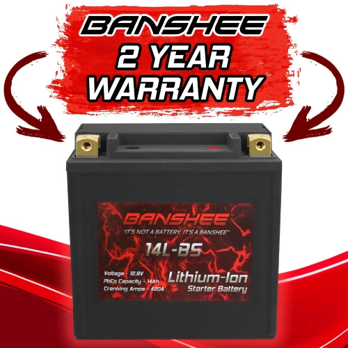 Banshee YTX14L-BS LiFEPO4 Battery