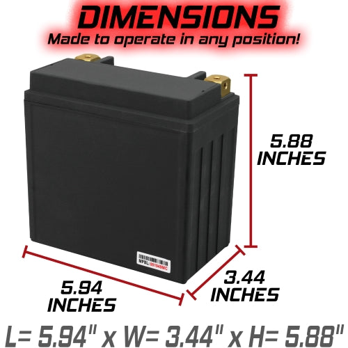 Banshee YTX14L-BS LiFEPO4 Battery