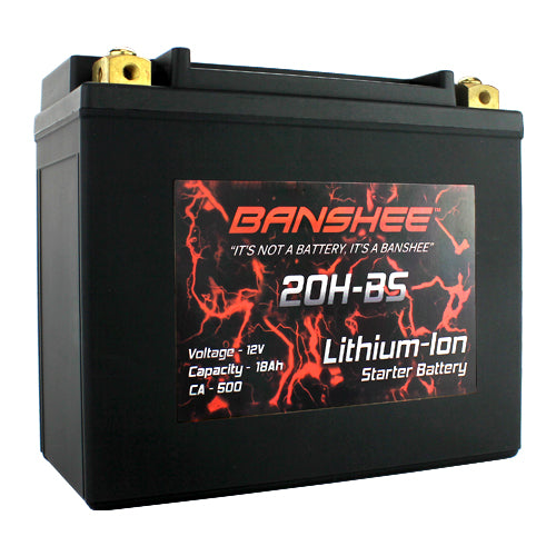 YTX20-BS Banshee LiFEPO4 Motorcycle Battery