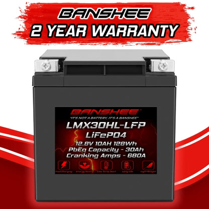 LiFEPO4 30L-BS Sealed Starter Motorcycle Battery