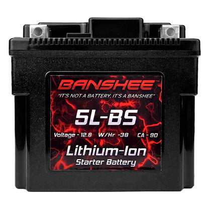 LiFEPO4 5L-BS Sealed Motorcycle Starter Battery
