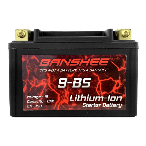 LiFEPO4 9-BS Sealed Motorcycle Starter Battery