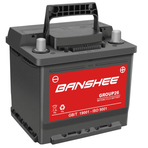 Banshee Group 26 AGM 12V Battery – Maintenance-Free, High-Cranking UTV Battery for Polaris Ranger, RZR, General, XP, PRO XD & More