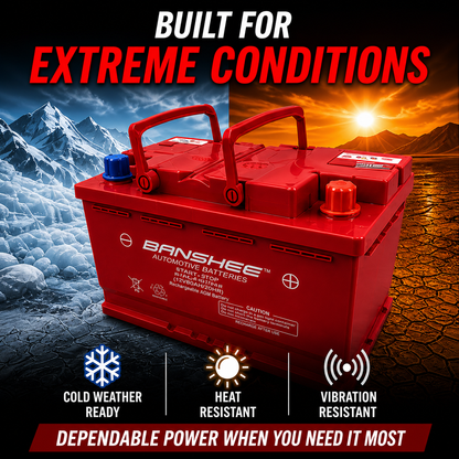 Banshee 94R H7 AGM Car Battery – 800 CCA, 12V 80Ah, Start-Stop Ready