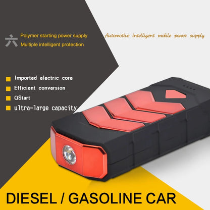 Banshee 800A Car Jump Starter – 10A Portable Power Bank with LED Flashlight, 12V Booster, Dual USB Charging, 18,000mAh