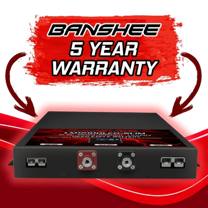 Super Slim 12V 100Ah LiFePO4 Battery Pack with Twin Anderson Style Connectors & M8 Terminals