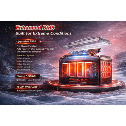 12V 100Ah LiFePO4 Lithium Battery Deep Cycles RV Marine Trolling Motors Off-grid