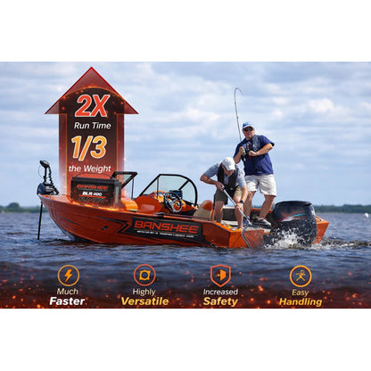 12V 100Ah LiFePO4 Lithium Battery Deep Cycles RV Marine Trolling Motors Off-grid